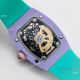 VS Factory Richard Mille RM 07-03 Marshmallow BonBon Watch Green Rubber Strap (7)_th.jpg